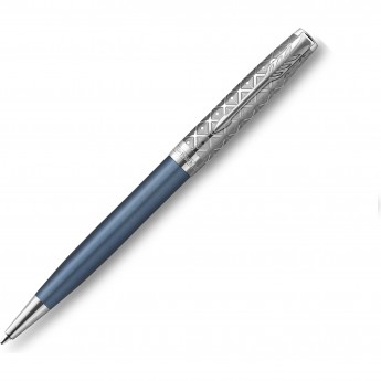 Ручка шариковая PARKER SONNET PREMIUM K537 Metal Blue CT M Ручка шариковая PARKER SONNET PREMIUM K537 Metal Blue CT M