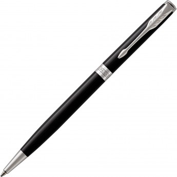 Тонкая шариковая ручка PARKER ESSENTIAL SONNET LAQUE BLACK CT М Тонкая шариковая ручка PARKER ESSENTIAL SONNET LAQUE BLACK CT М